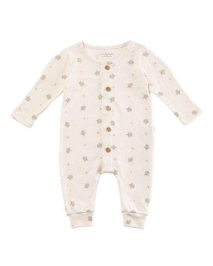 Quinn Magnetic Playsuit in Turtles