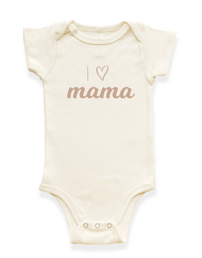 I Love Mama Organic Baby Bodysuit
