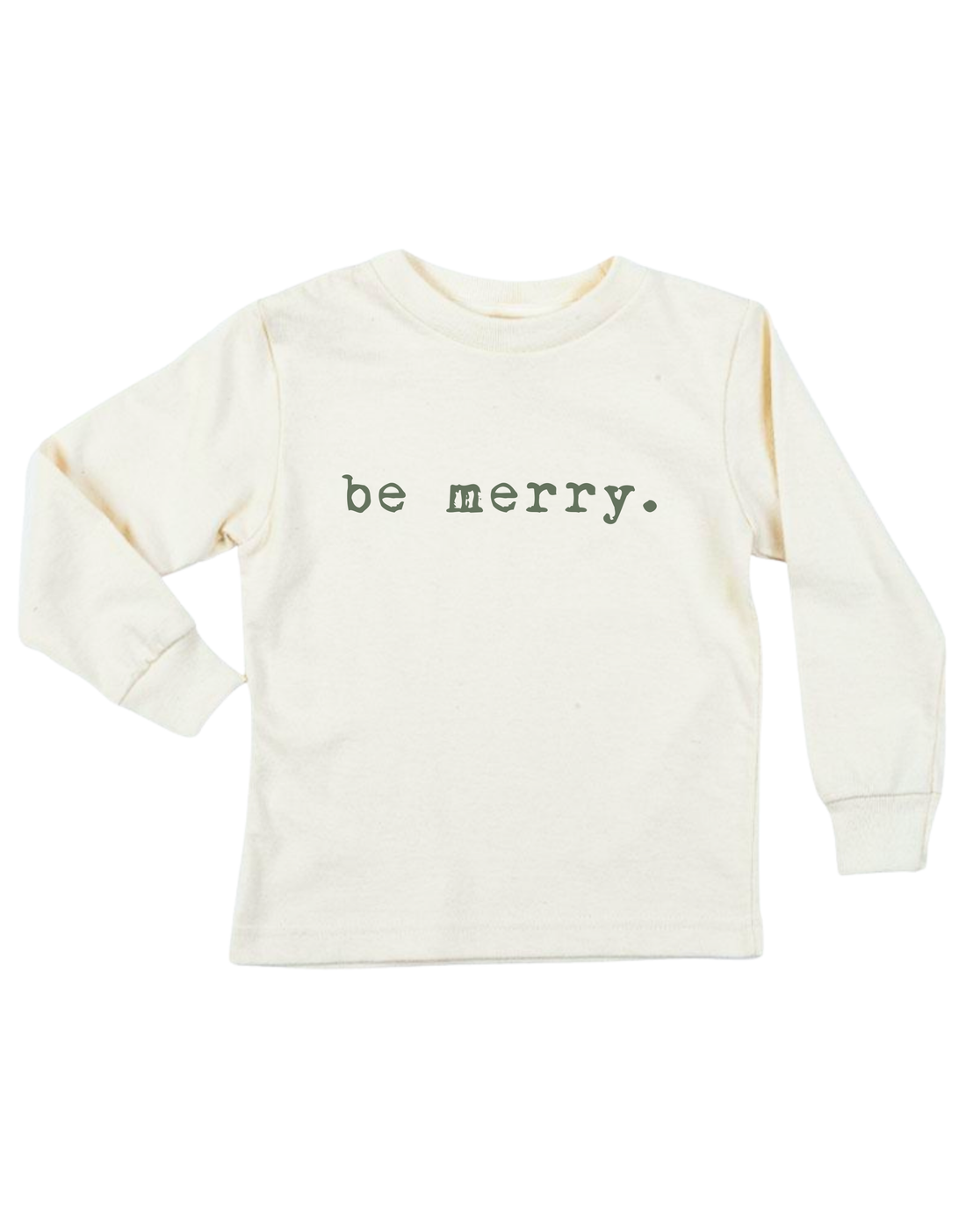 Be Merry Organic Kids T-Shirt Long Sleeve