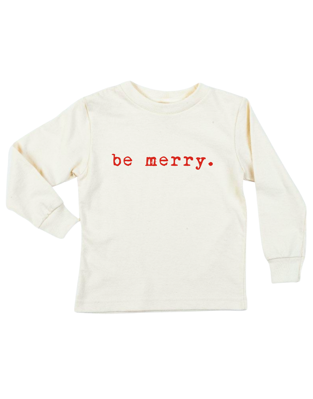 Be Merry Organic Kids T-Shirt Long Sleeve