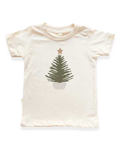 Holiday Tree Organic Kids T-Shirt