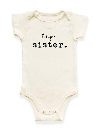 Big Sister Organic Baby Bodysuit