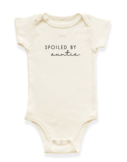Spoiled By Auntie Organic Baby Bodysuit