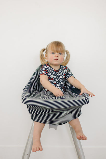 Americana Floral Ribbed Bamboo Cozy Short Set