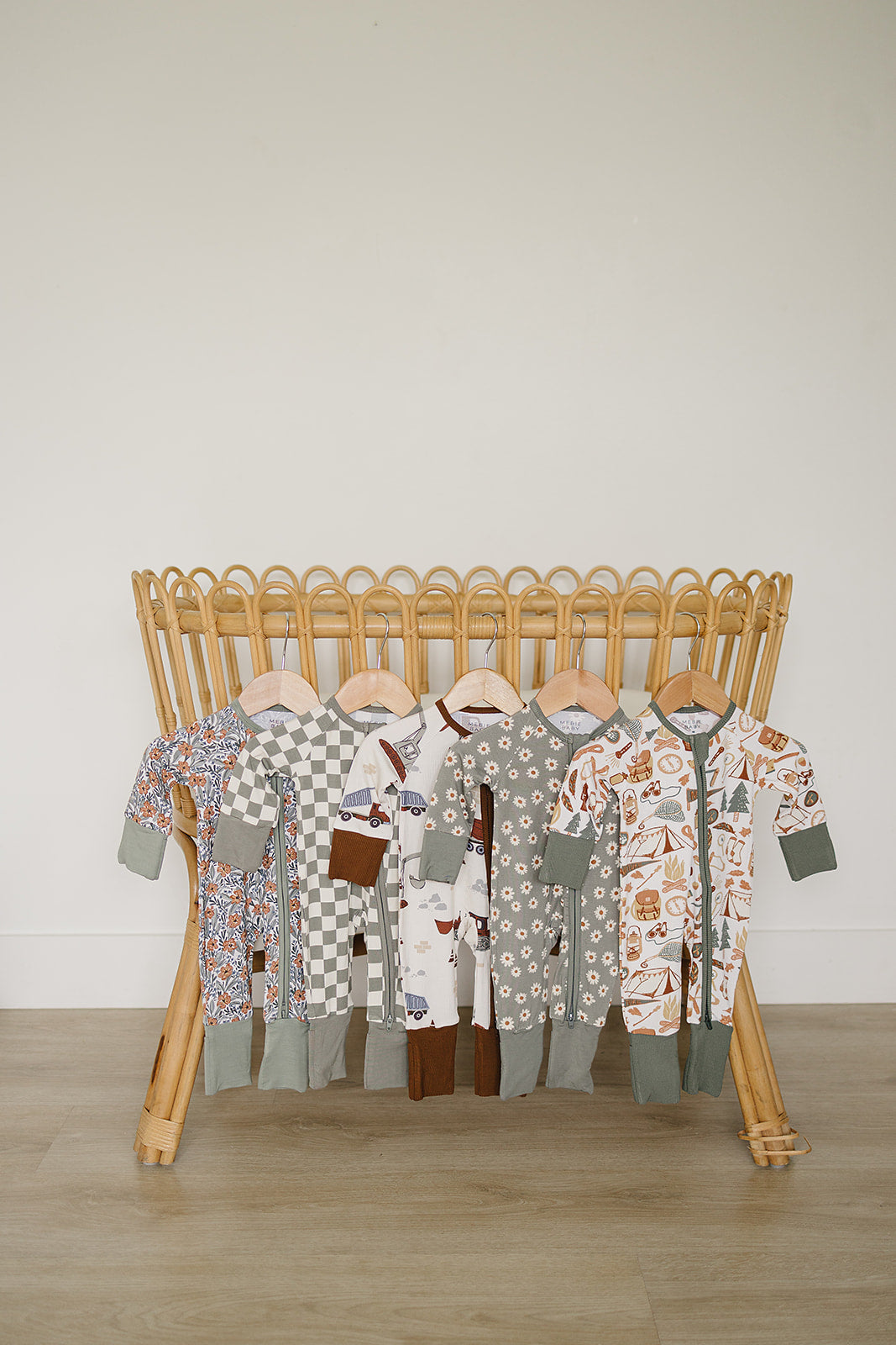 Camping Trip Ribbed Bamboo Zipper