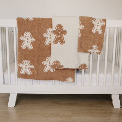 Gingerbread Plush Blanket