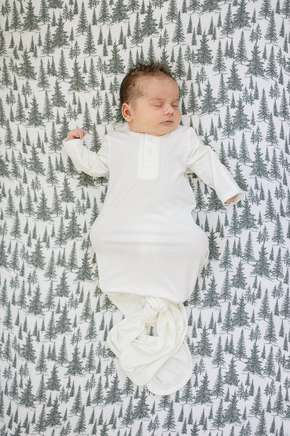 Forest Muslin Crib Sheet