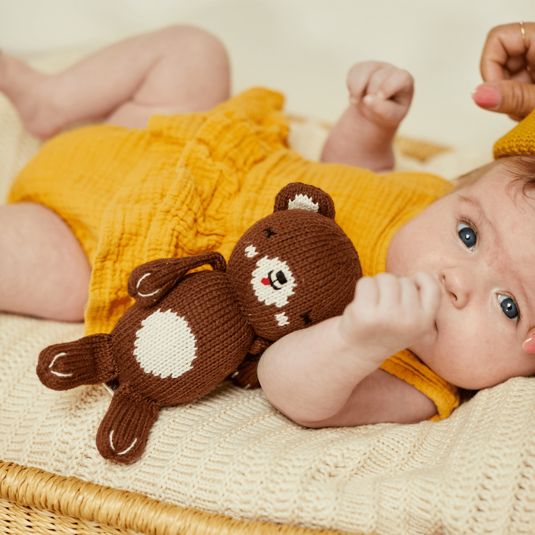 Baby Bear - Tenth &amp; Pine - Baby Knit Doll - 