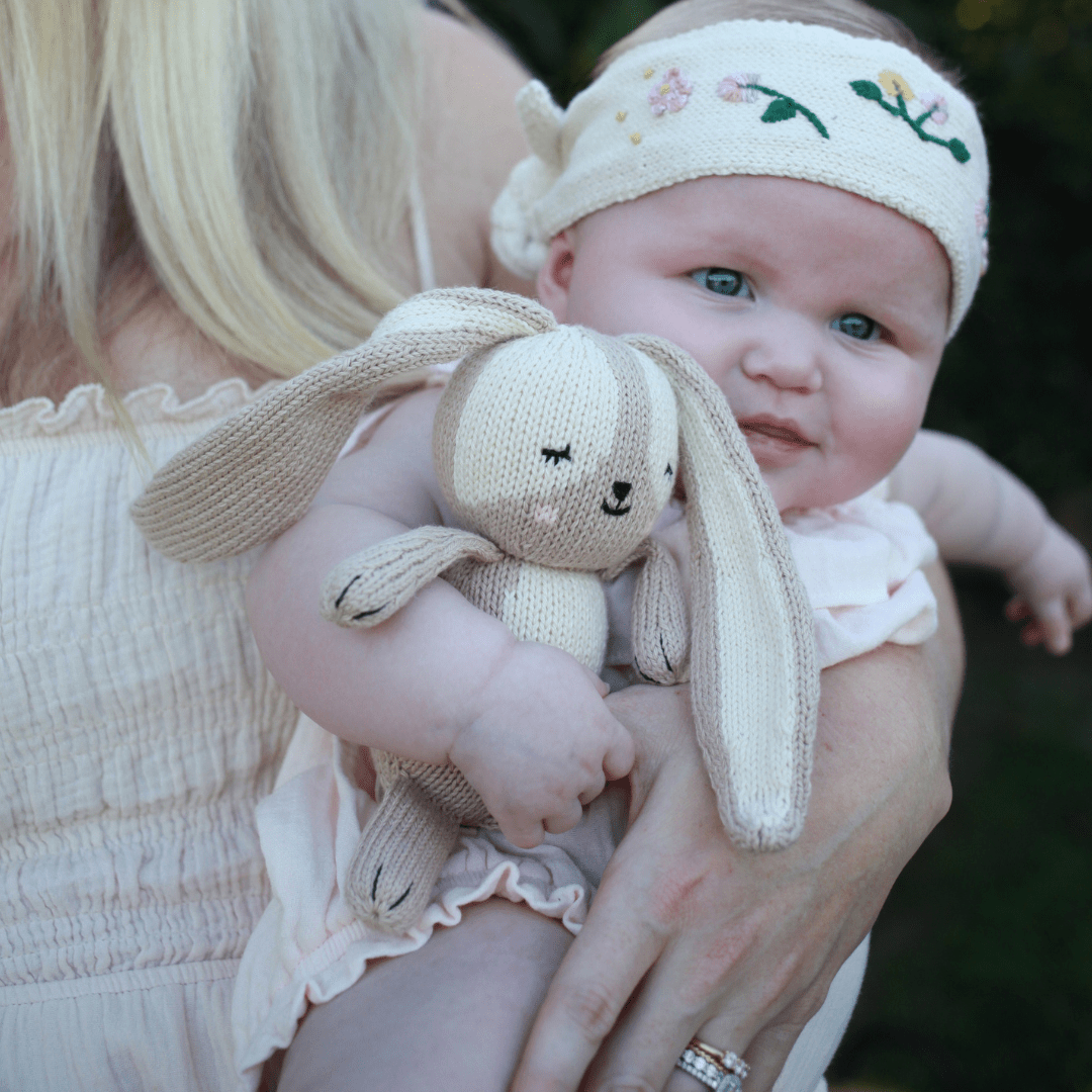 Baby Bunny - Tenth &amp; Pine - Baby Knit Doll - 