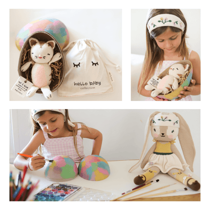 Baby Cat - Tenth &amp; Pine - Baby Knit Doll - 