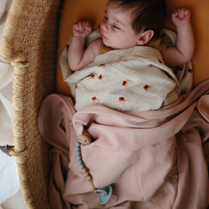 Silicone Pacifier Clip | Eva - Tenth &amp; Pine - Pacifier Clip - Black