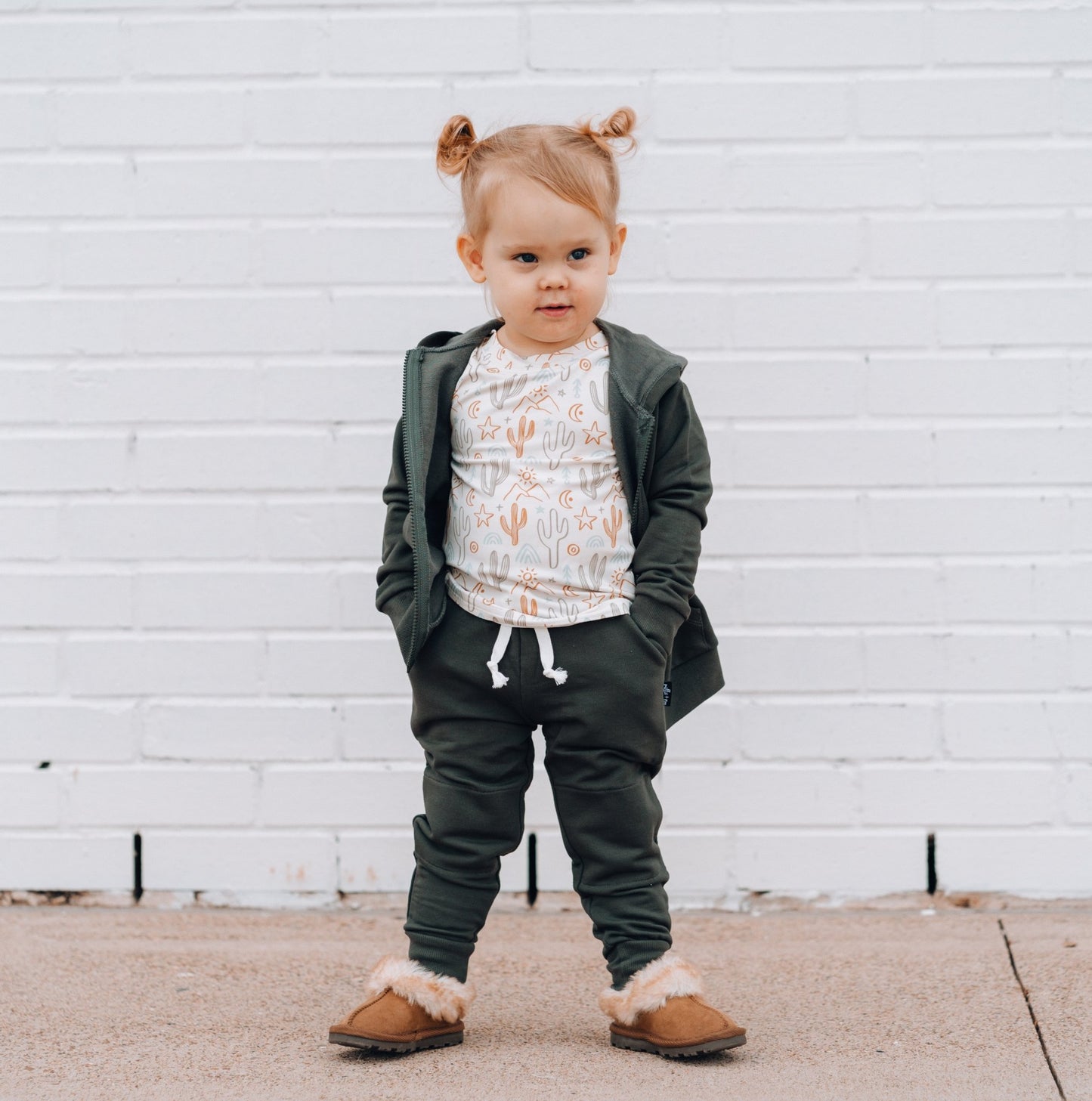 BAMBOO BASIC TEE - Cactus - Tenth & Pine - basic tee - 0/6m