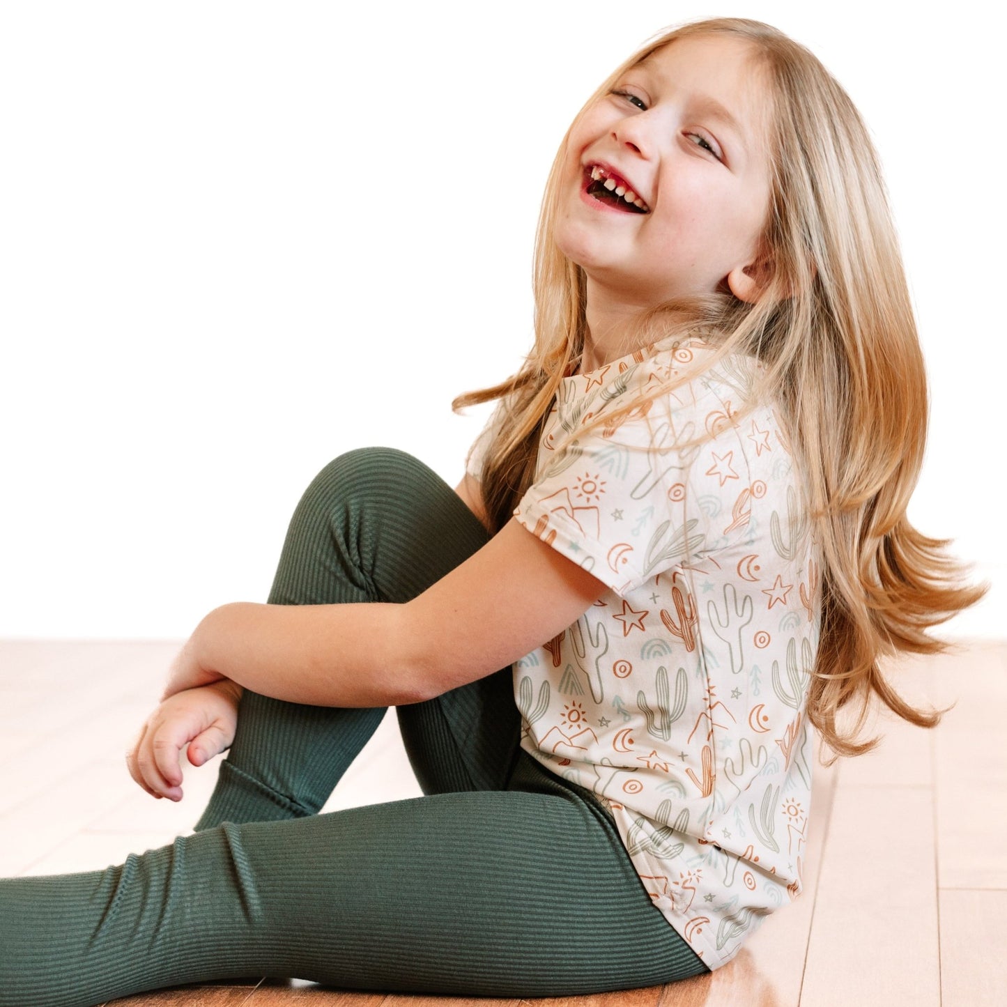 BAMBOO BASIC TEE - Cactus - Tenth & Pine - basic tee - 0/6m