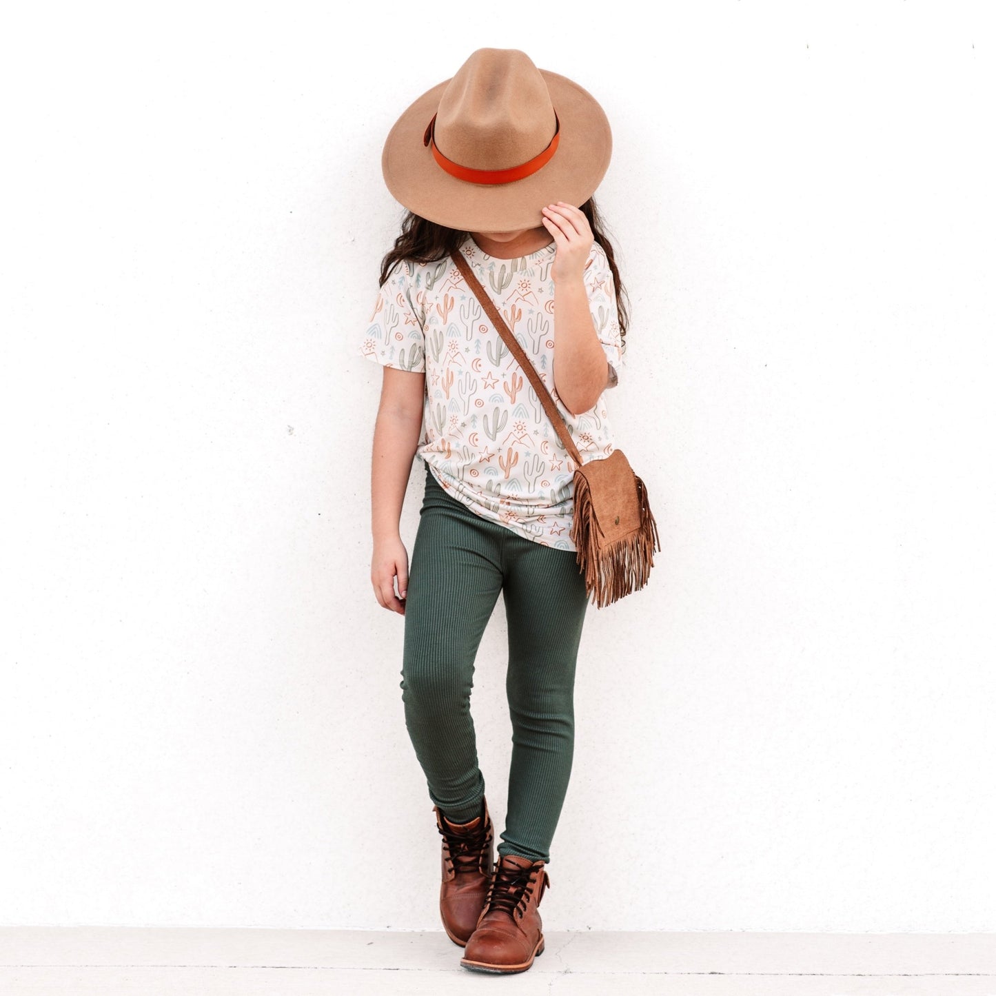 BAMBOO BASIC TEE - Cactus - Tenth & Pine - basic tee - 0/6m