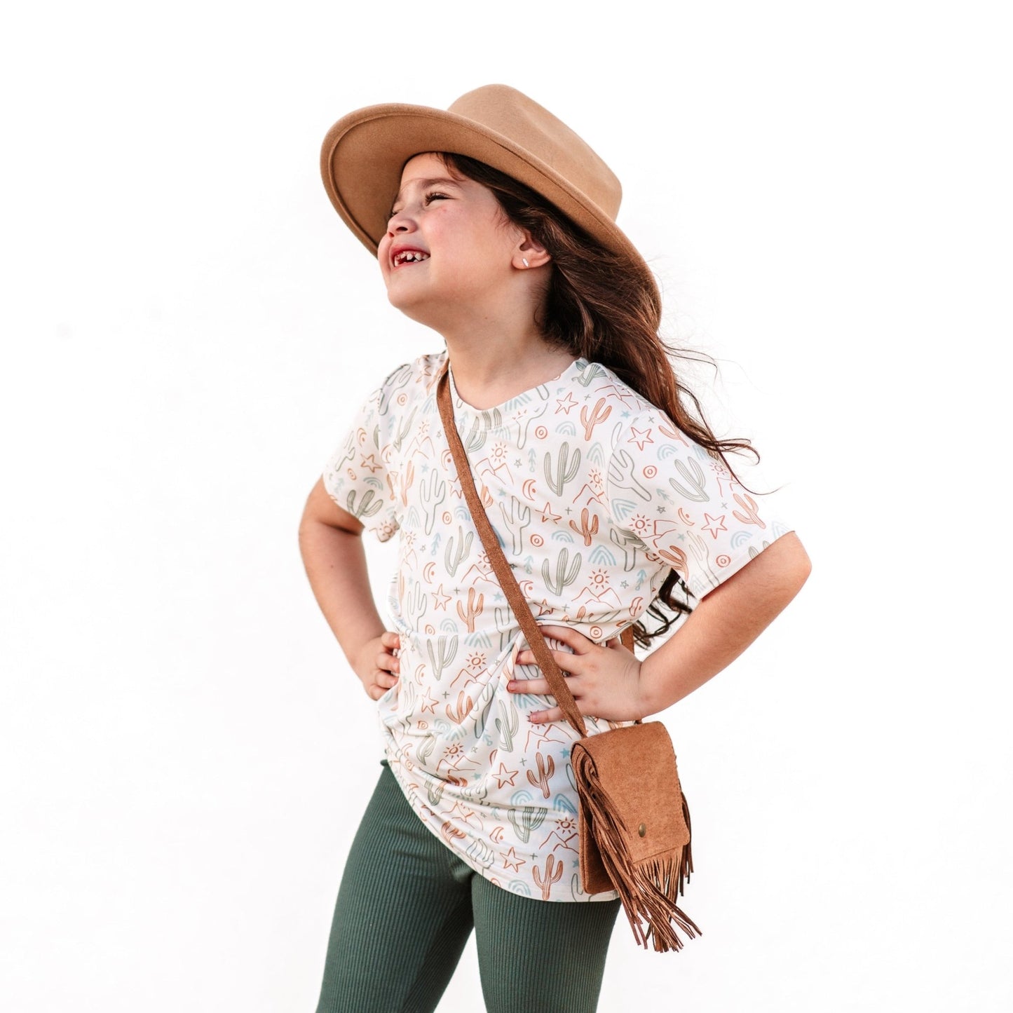 BAMBOO BASIC TEE - Cactus - Tenth & Pine - basic tee - 0/6m