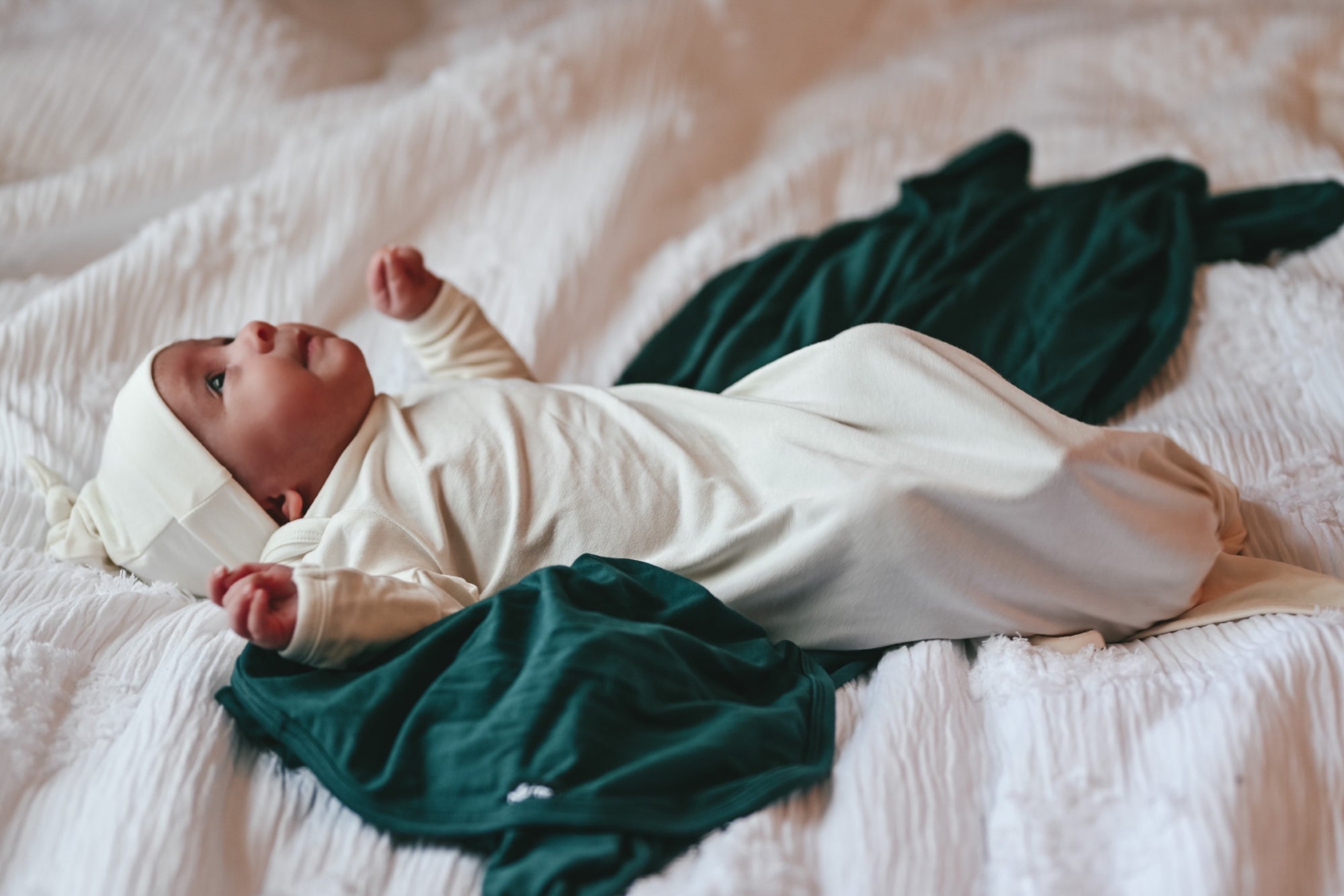 BAMBOO BLANKET - Peacock - Tenth &amp; Pine - bamboo swaddle blanket - 