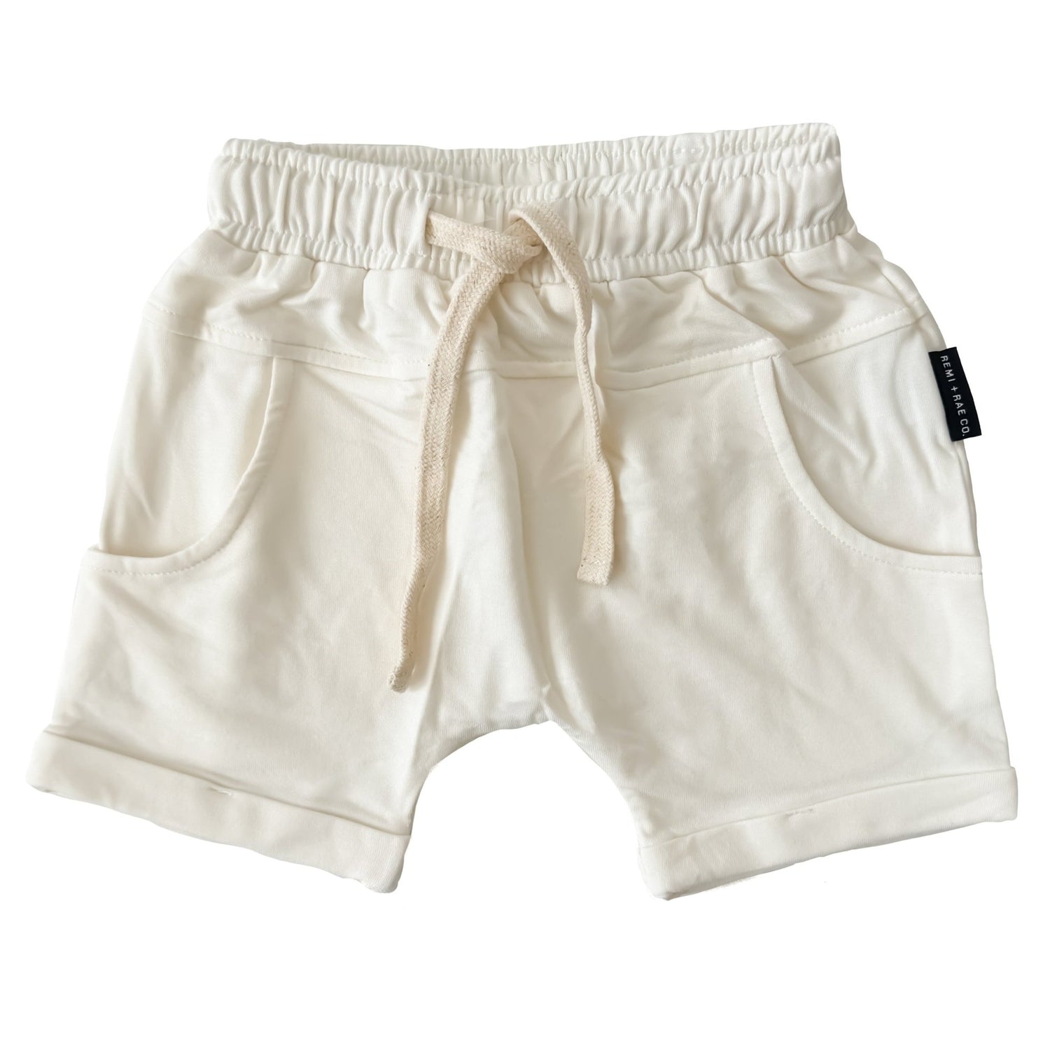 BAMBOO HAREM SHORTS - COCONUT - Tenth &amp; Pine - 3 - 6M