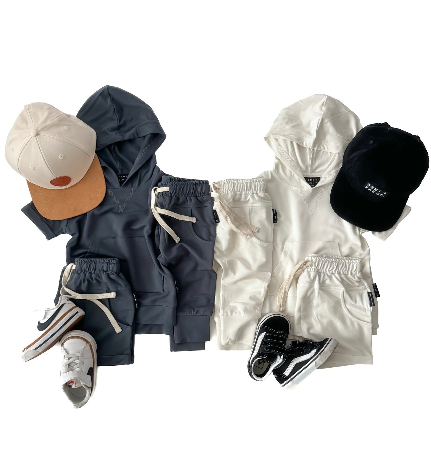 BAMBOO HAREM SHORTS - COCONUT - Tenth &amp; Pine - 3 - 6M