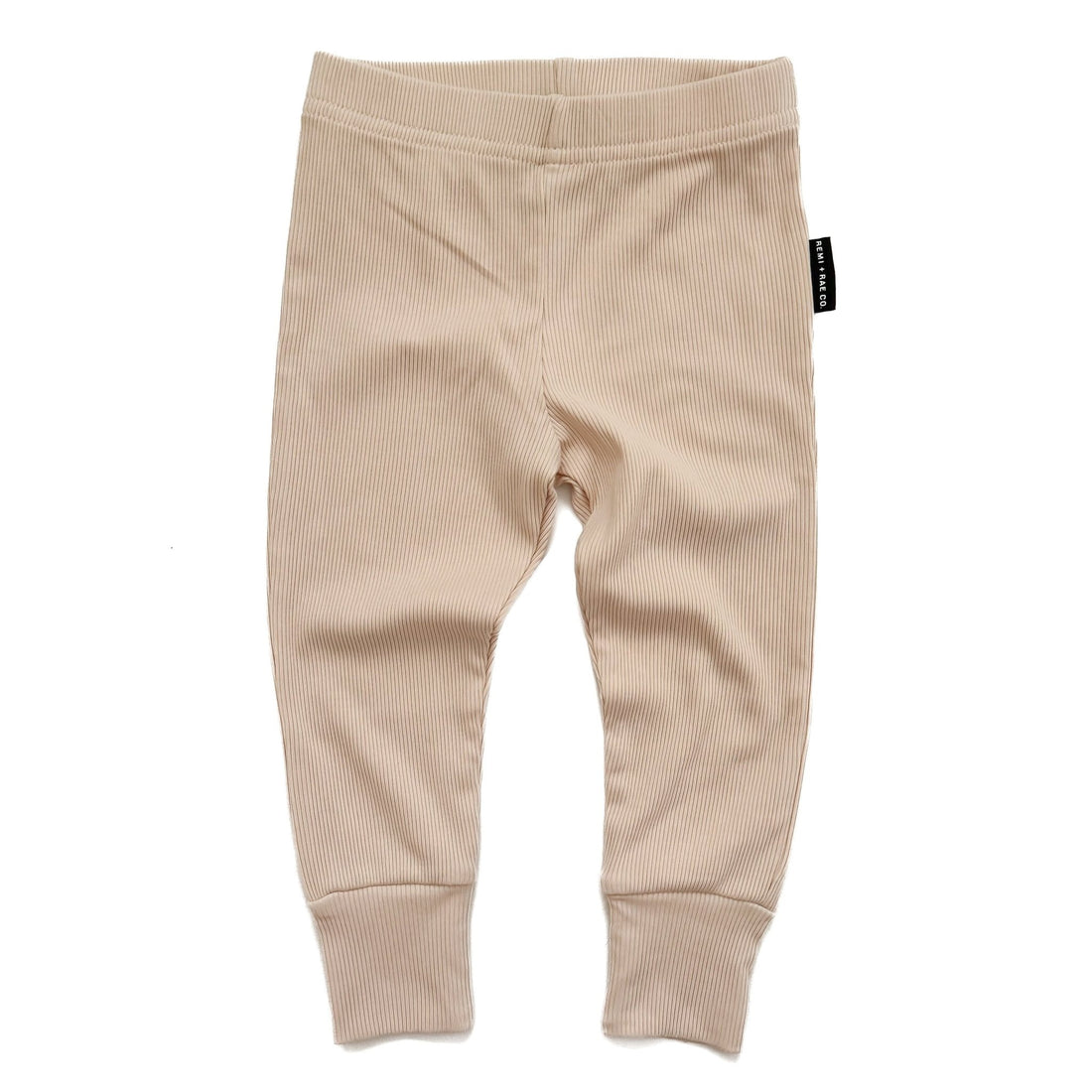 BAMBOO RIBBED LEGGINGS - SAND - Tenth &amp; Pine - 3 - 6M
