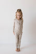 Bamboo Two Piece Pajamas | French Gray Floral - Tenth & Pine - 2/3 Years
