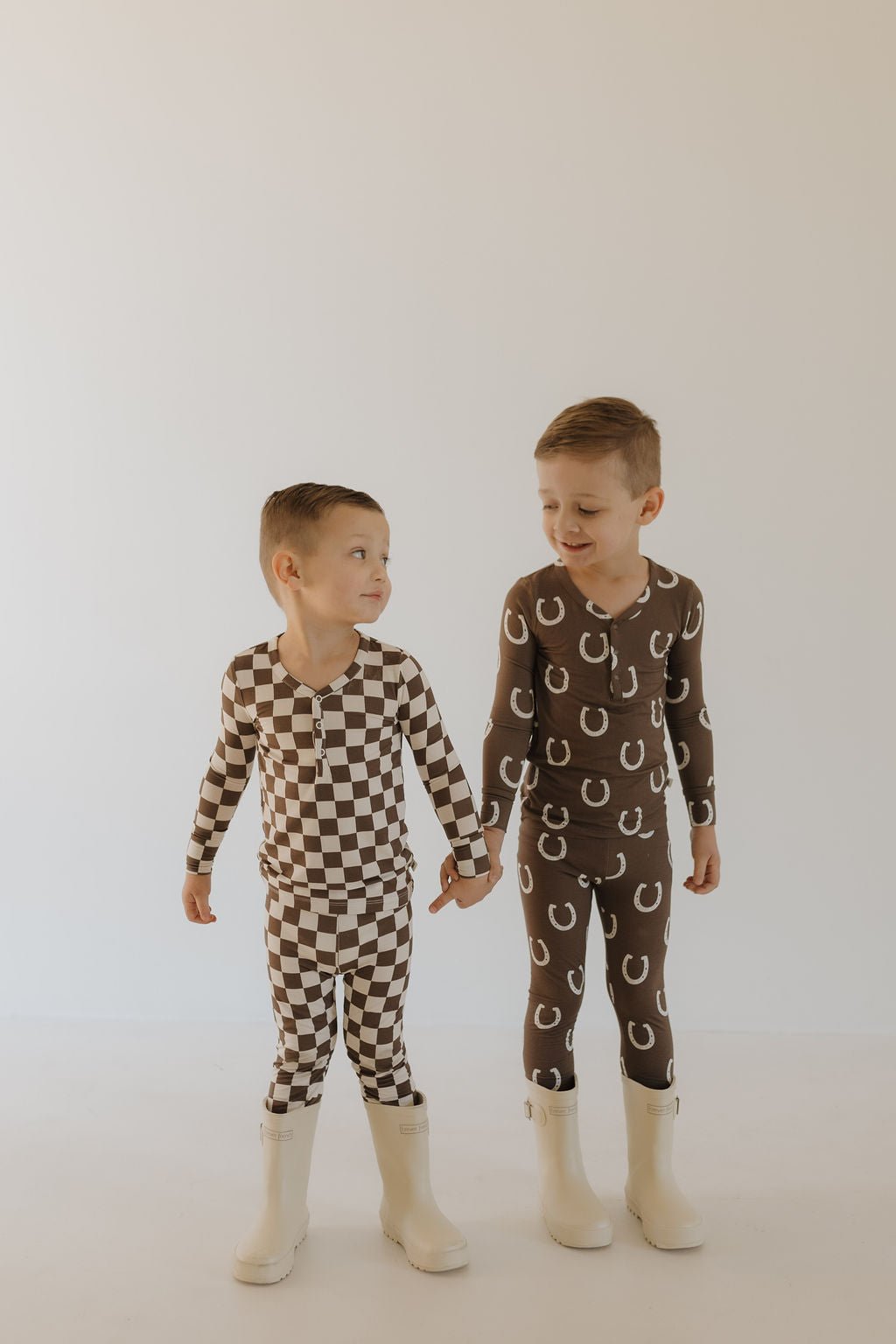 Bamboo Two Piece Pajamas | Giddy Up - Tenth & Pine - Pajamas - 2/3 Years
