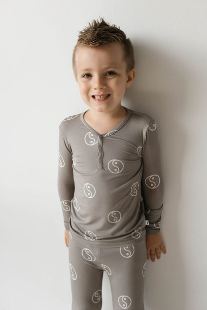 Bamboo Two Piece Pajamas | Sage Yin Yang - Tenth &amp; Pine - Pajamas - 2/3 Years
