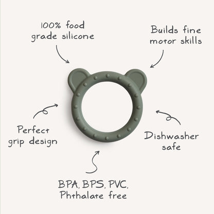 Bear Teether - Tenth &amp; Pine - teether - Natural