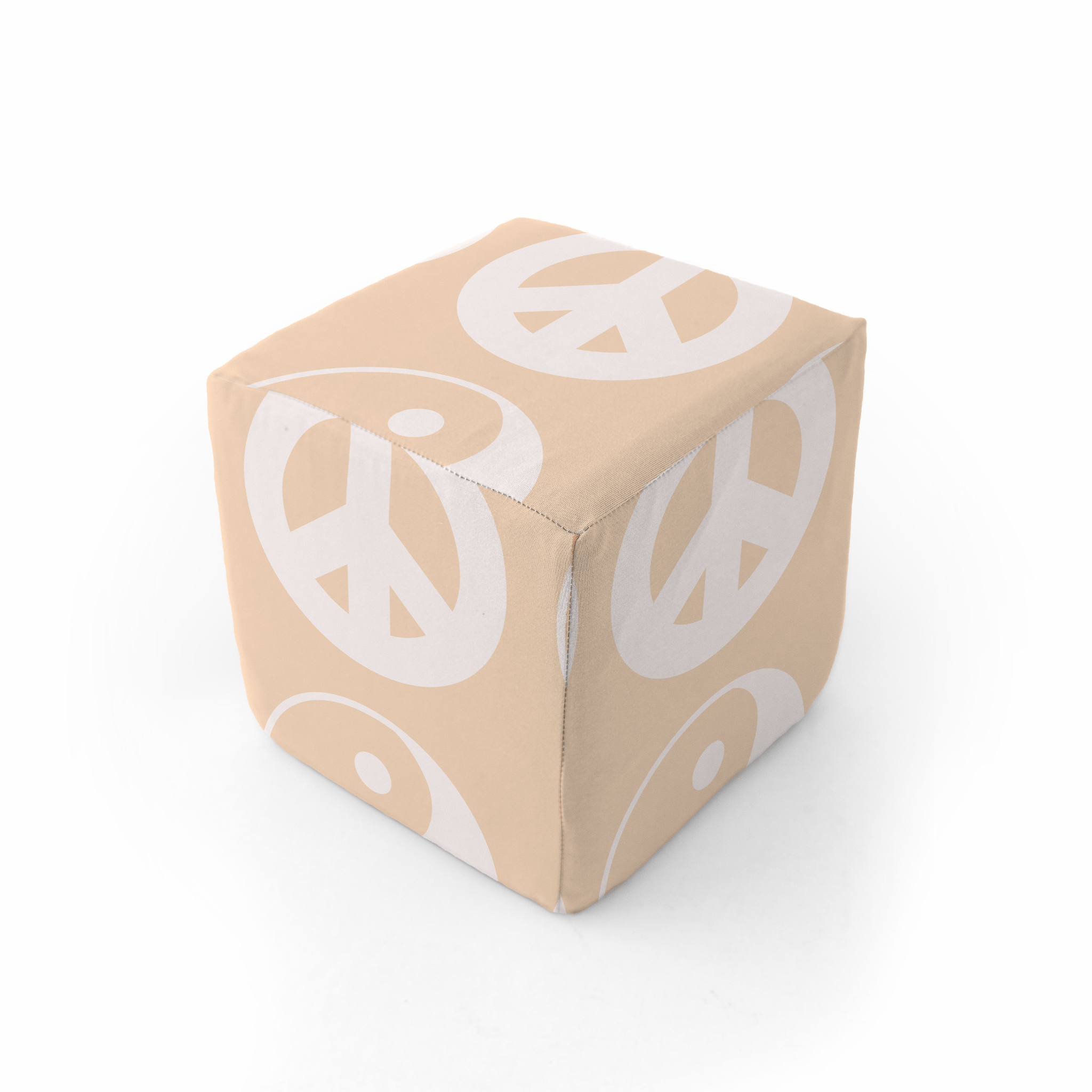 Beige Yin Yang Play Cube - Tenth &amp; Pine - Play Cube - 
