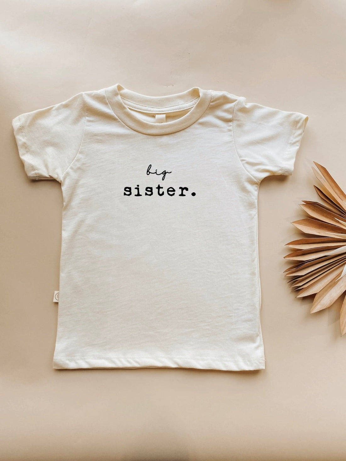 Big Sister Organic Cotton Short Sleeve Toddler T-Shirt - Tenth &amp; Pine - Short Sleeve Tee - 2T - Tenth &amp; Pine