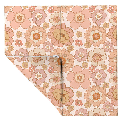 Blooms Vegan Leather Mat - Tenth &amp; Pine - Vegan Leather Padded Mat - Standard