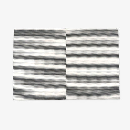 Bold Stripe Vegan Leather Mat - Tenth & Pine - Vegan Leather Padded Mat - Epic