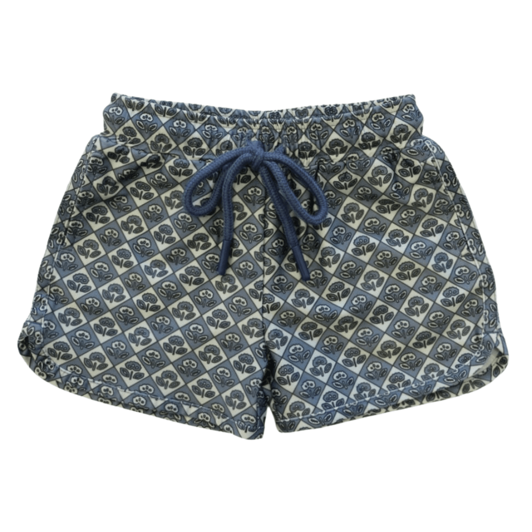 Boys Salt Drawstring Swim Trunks - Tenth &amp; Pine - Swim Shorts - 3M