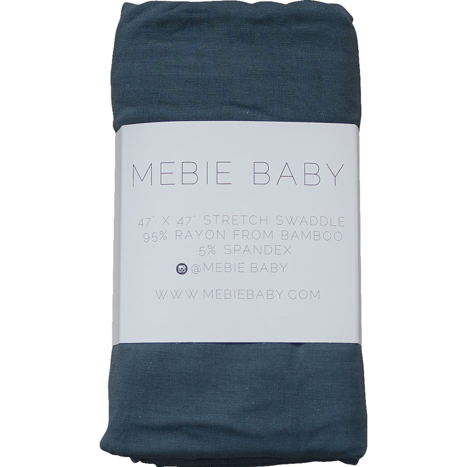 Charcoal Bamboo Stretch Swaddle - Tenth &amp; Pine - 