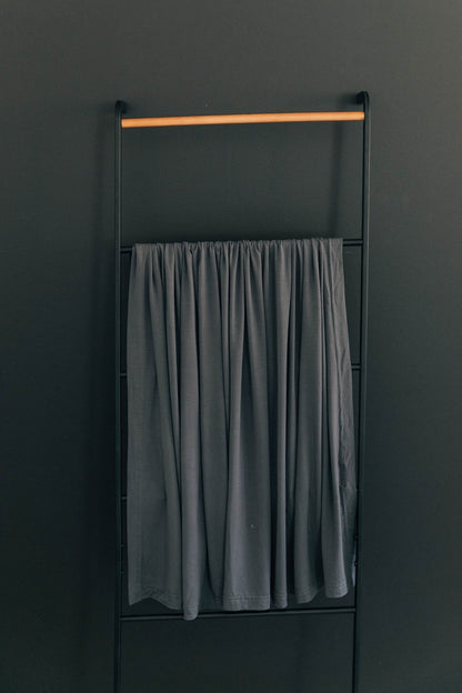Charcoal Bamboo Stretch Swaddle - Tenth &amp; Pine - 