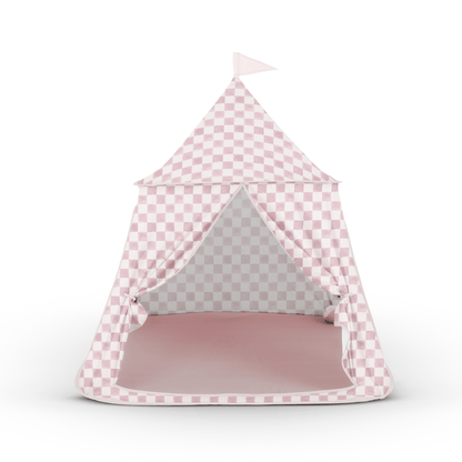 Checker Gumdrop Play Tent - Tenth &amp; Pine - Play Tent - 