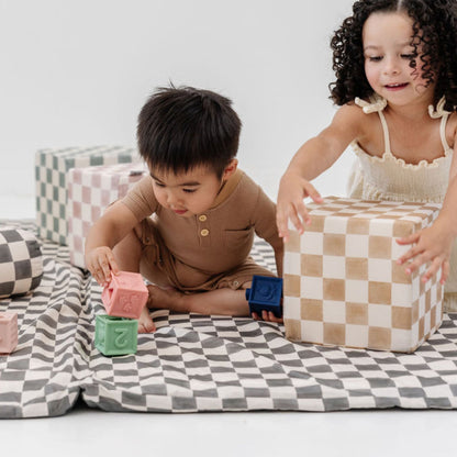 Checker Toffee Play Cube - Tenth &amp; Pine - Play Cube - 
