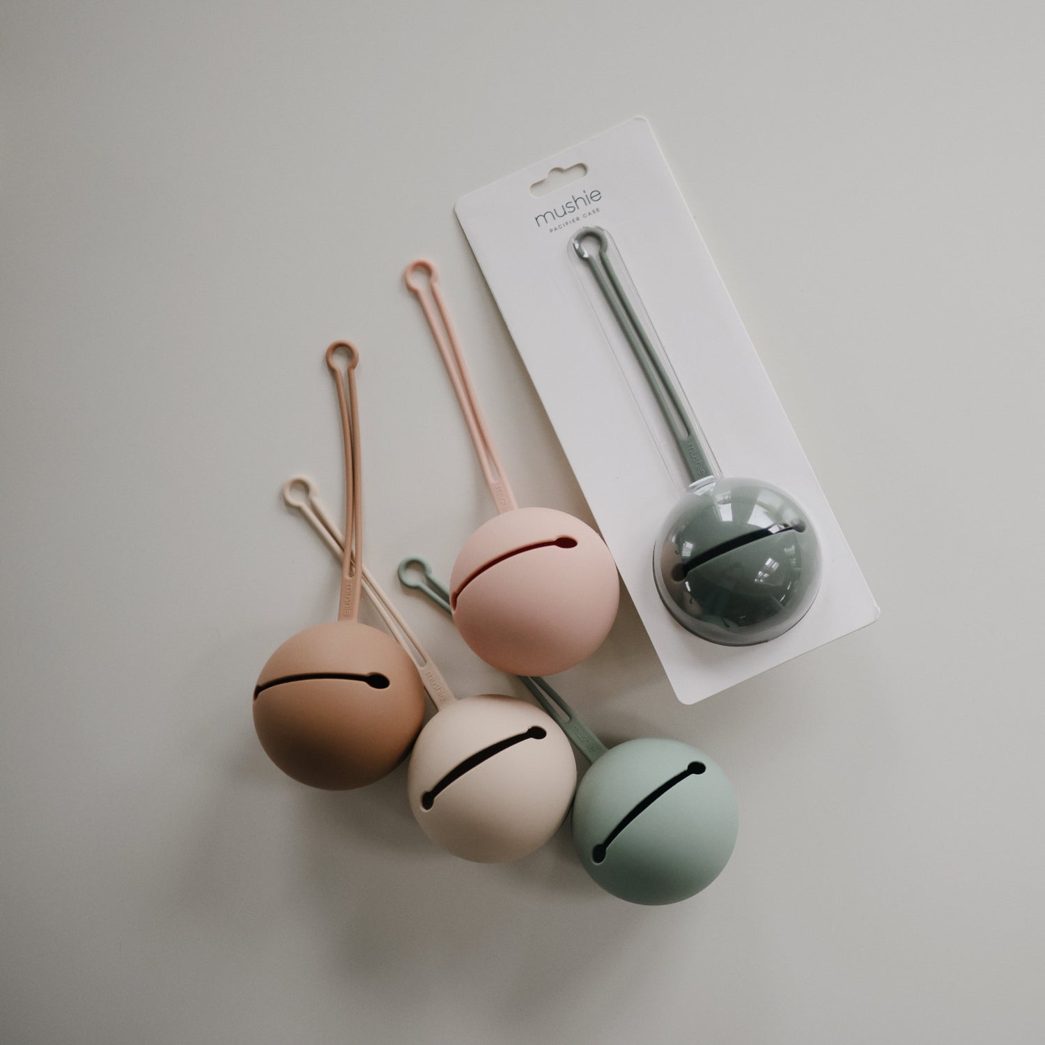 Silicone Pacifier Case - Tenth &amp; Pine - pacifier case - Natural