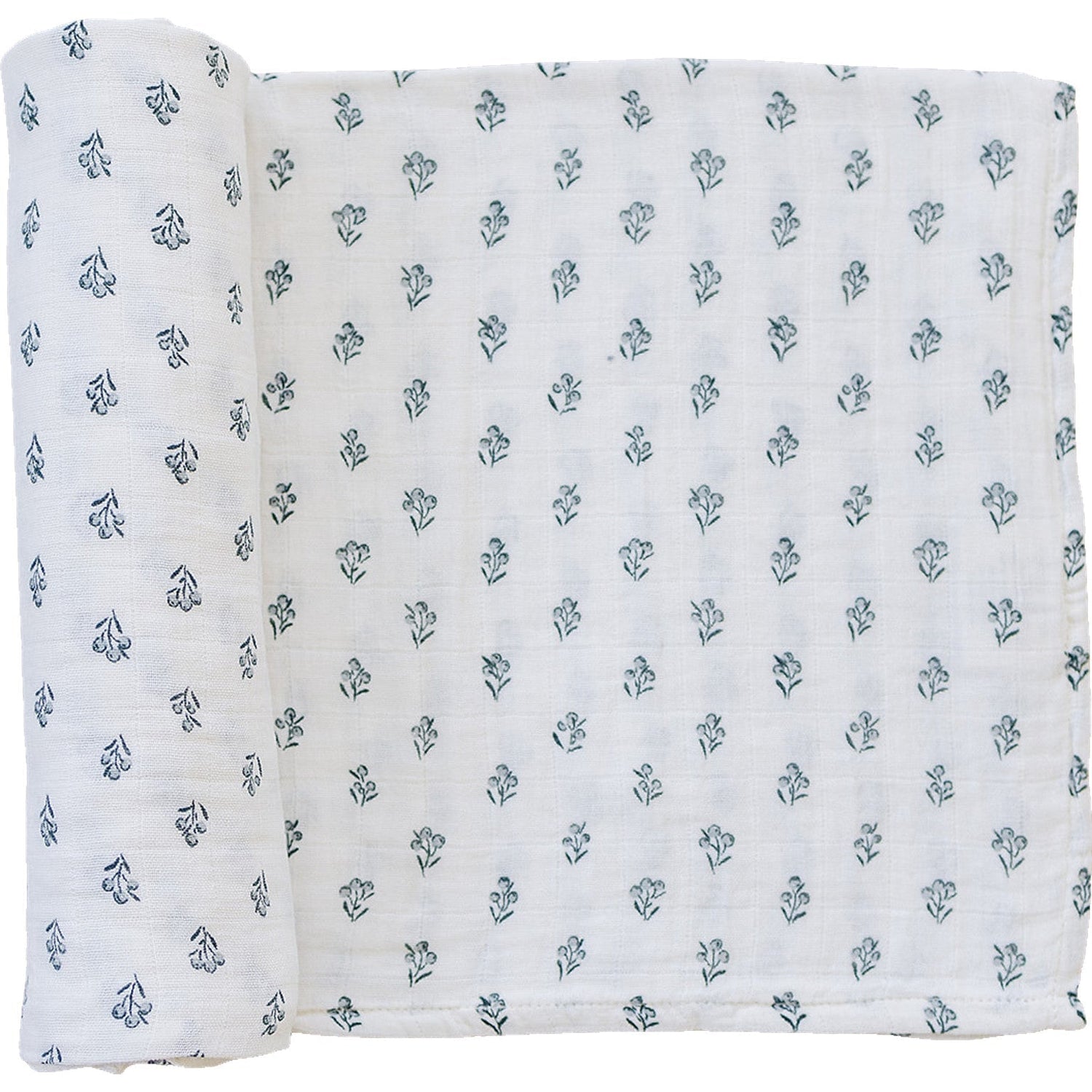 Cream Berry Muslin Swaddle Blanket - Tenth &amp; Pine - 