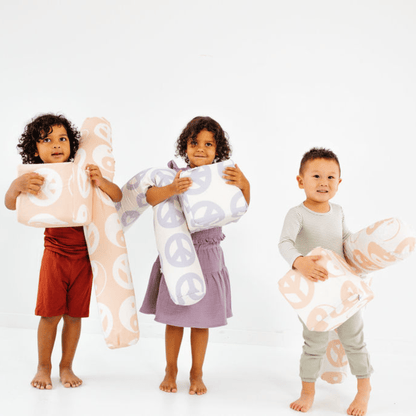 Cream Peace Sign Play Cube - Tenth &amp; Pine - Play Cube - 