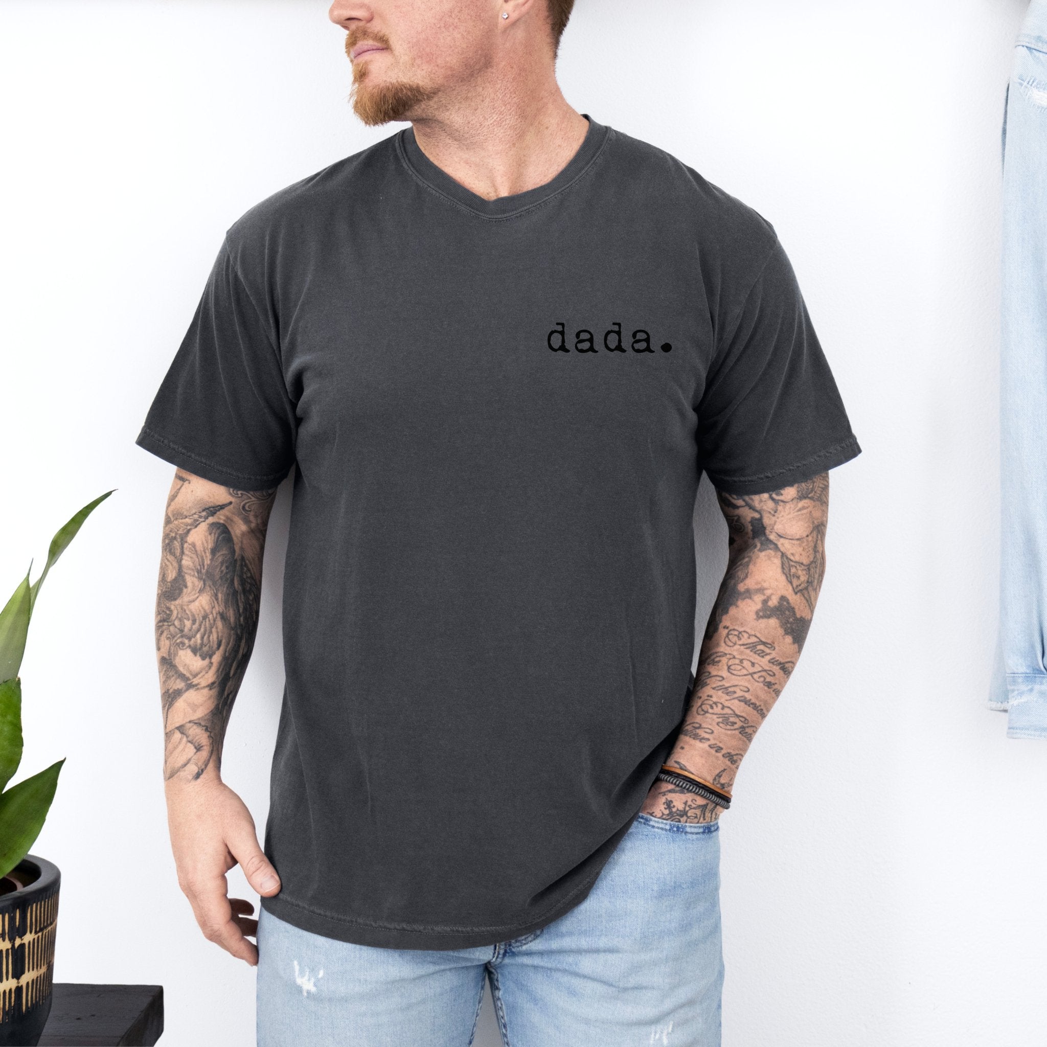 Dada T-shirt | Adult Short Sleeve Tee - Tenth &amp; Pine - Adult Tshirt - S - Pepper
