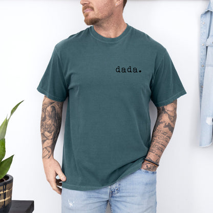 Dada T-shirt | Adult Short Sleeve Tee - Tenth &amp; Pine - Adult Tshirt - S - Blue Spruce