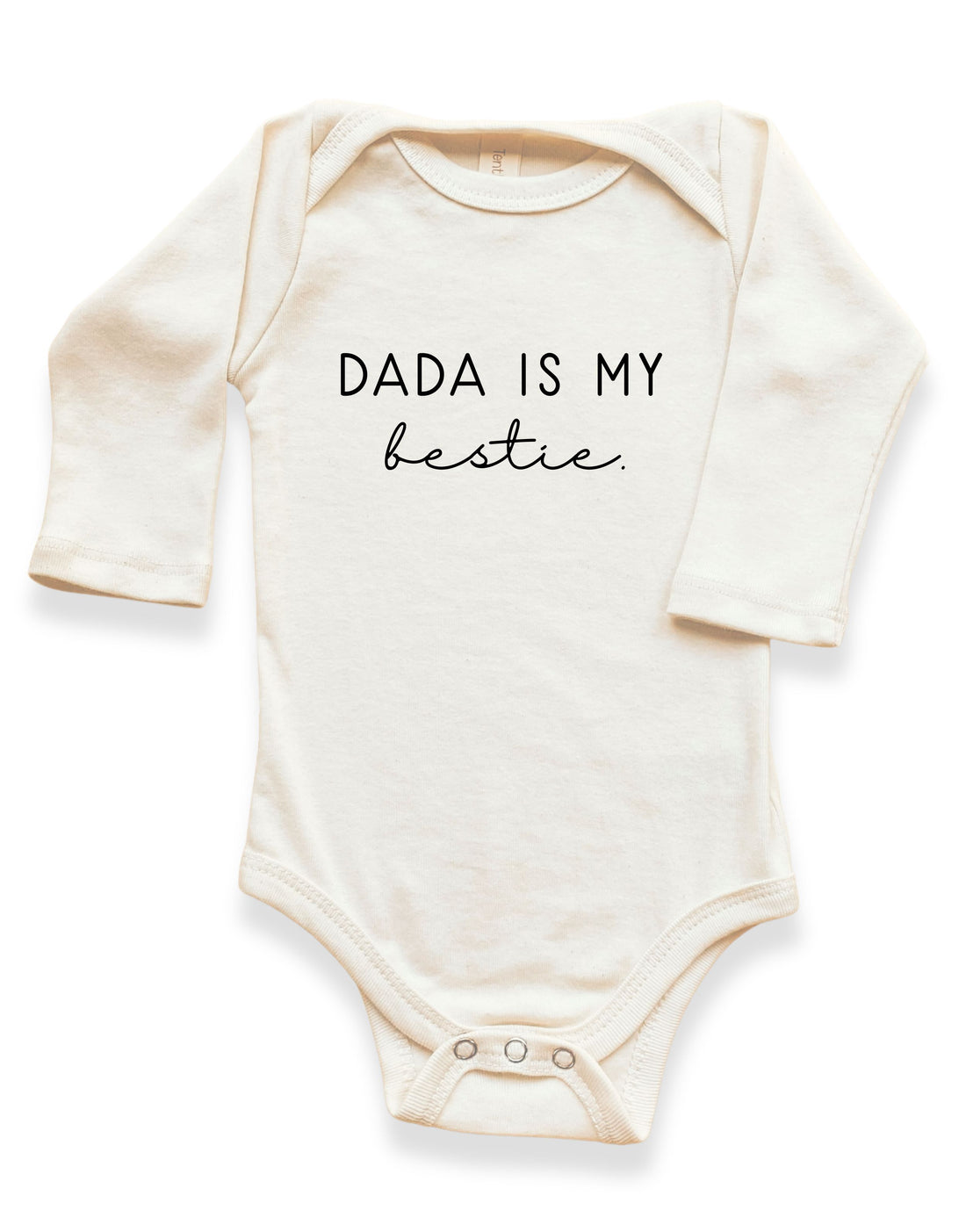 organic cotton Baby onesie with &