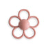 Daisy Rattle Teether - Tenth & Pine - toys - Dusty Rose