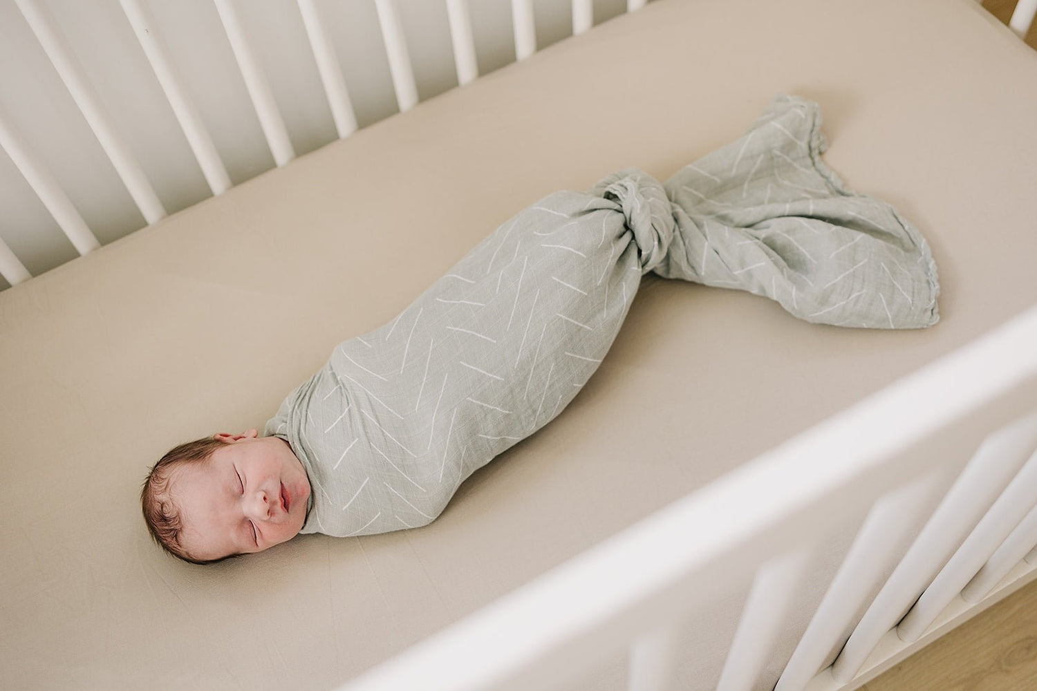 Desert Sage Muslin Swaddle Blanket - Tenth &amp; Pine - 