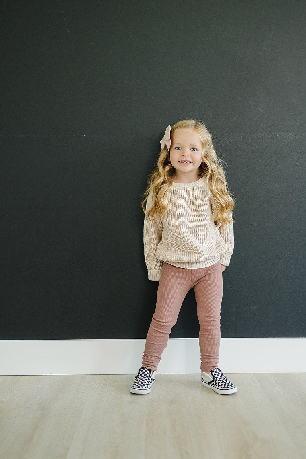 Dusty Rose Organic Leggings - Tenth &amp; Pine - Leggings - 0 - 3 - Mebie Baby