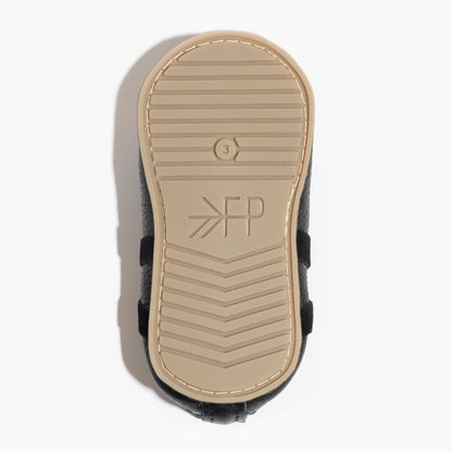 Ebony Ballet Slipper Baby Shoe - Tenth &amp; Pine - Ballet Slipper - Soft Sole - 1