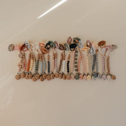 FRIGG Silicone Pacifier 4 - Pack - Tenth &amp; Pine - FRIGG PACIFIERS - 6 - 18 Months - Sunset Bliss