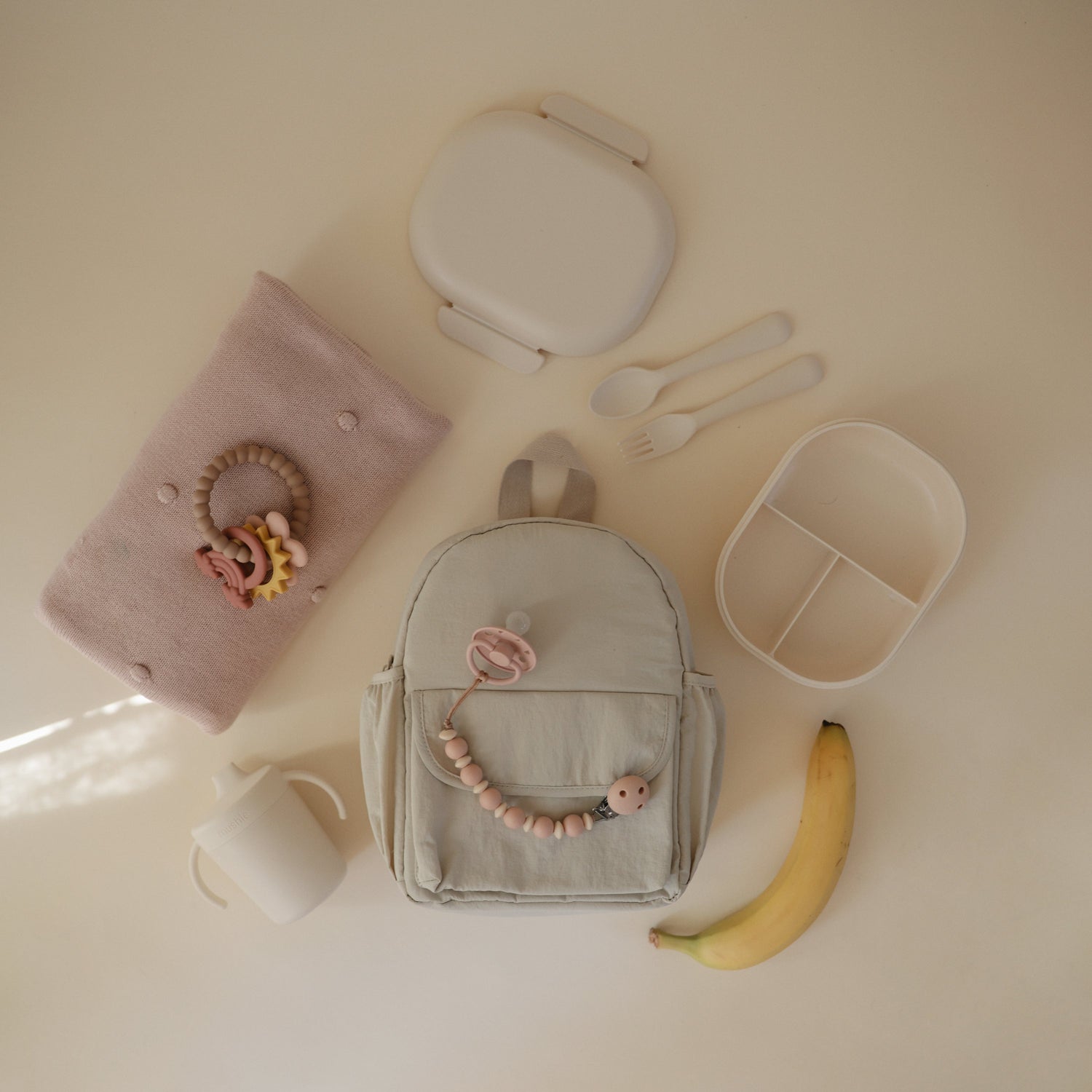 FRIGG Moon Silicone Pacifier 2 - Pack - Tenth &amp; Pine - FRIGG PACIFIERS - 6 - 18 months - Soft Lilac/Daffodil