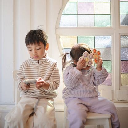 Flower Press Toy - Tenth &amp; Pine - Press Toy - Dried Thyme/Natural/Shifting Sand