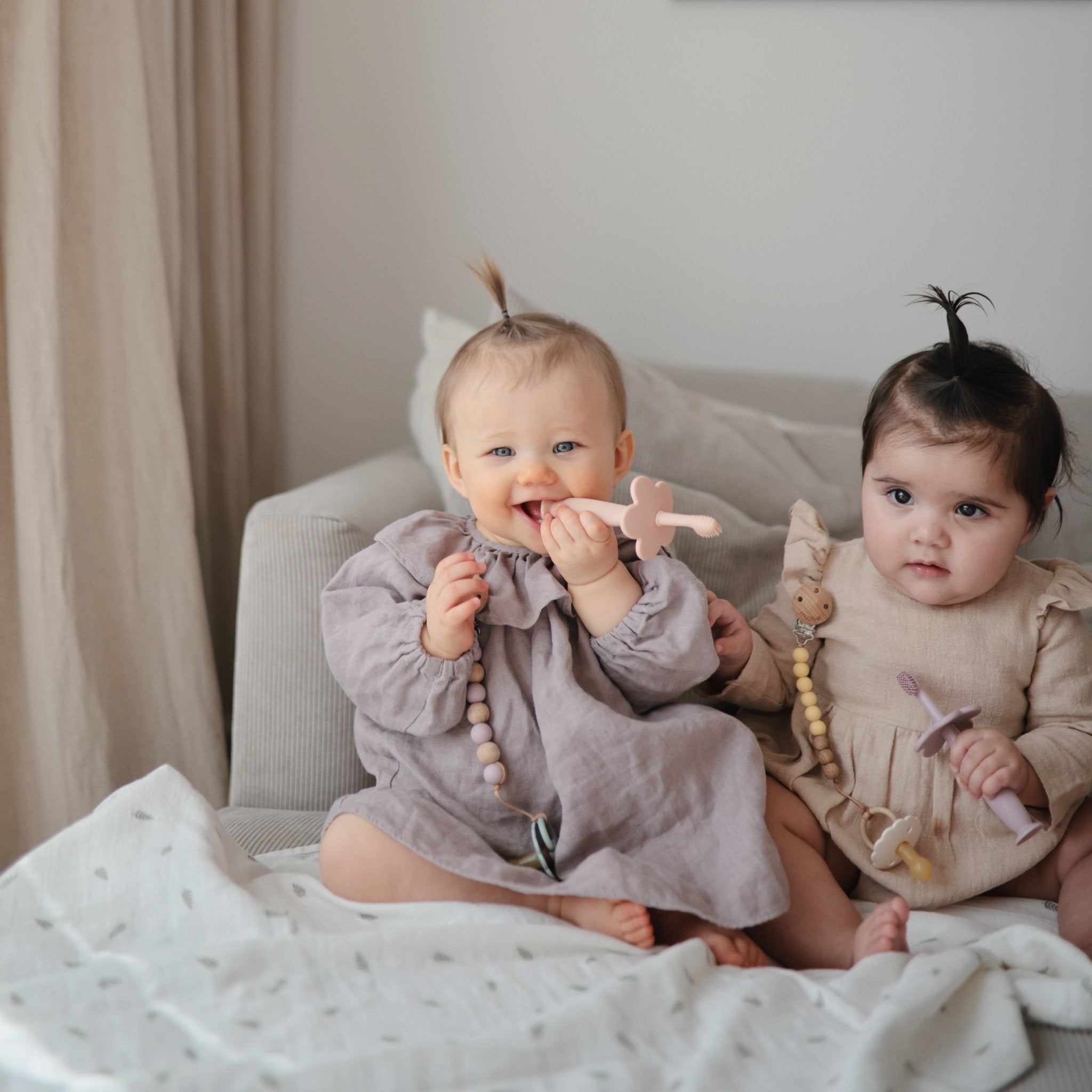 Flower Training Toothbrush - Tenth &amp; Pine - Training Toothbrush - Soft Lilac